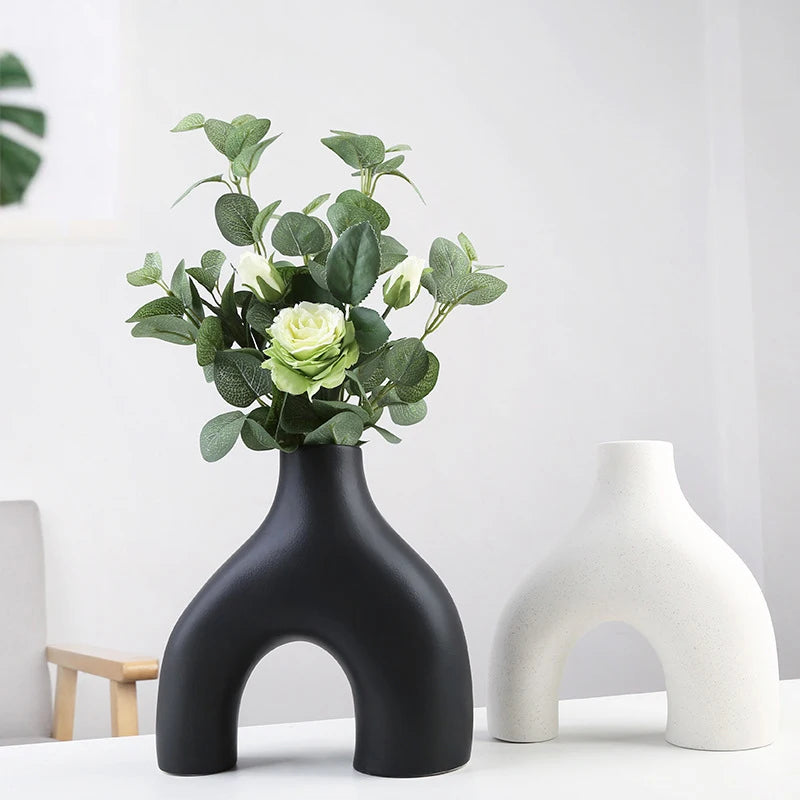 Flower Vases Home Decor Nordic Ceramic Vase