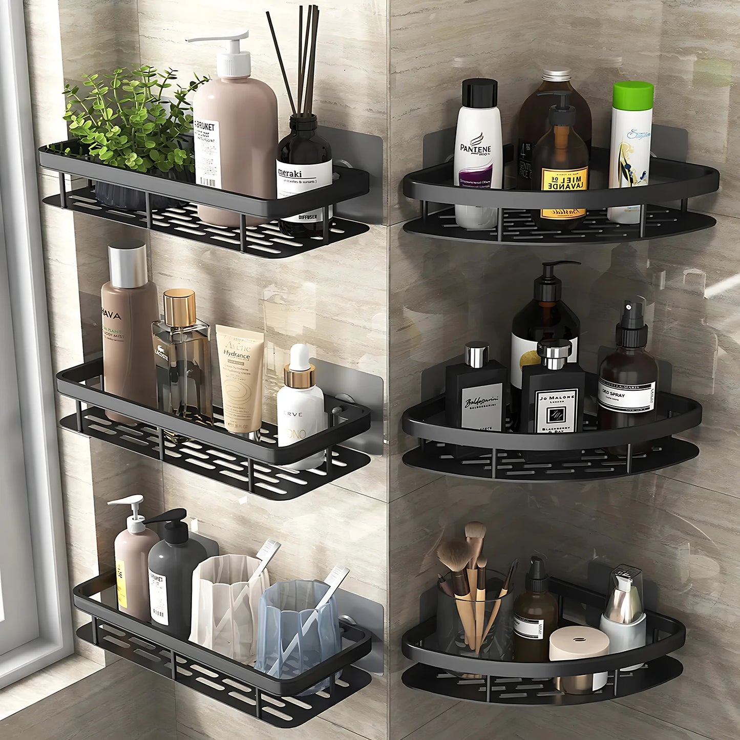 Bathroom Aluminum Storage Shower Rack