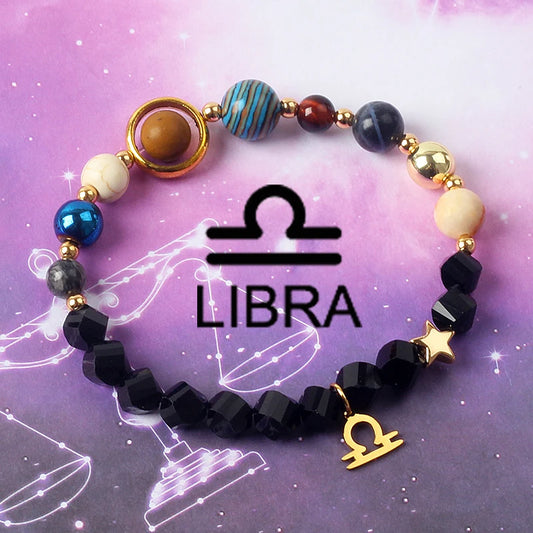 12 Constellation Universe Galaxy Bracelets