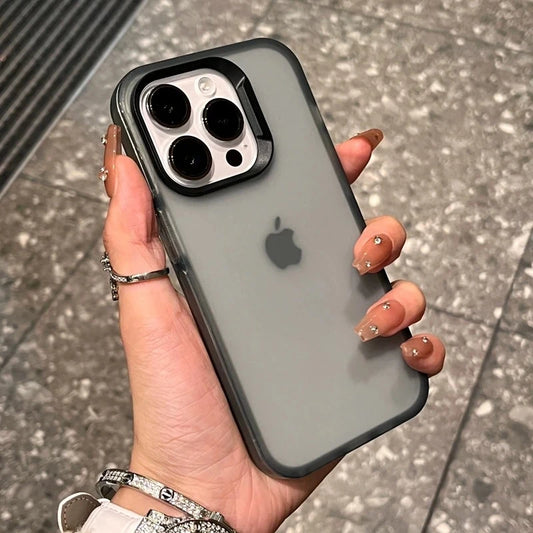 Luxury Transparent Matte Phone Case