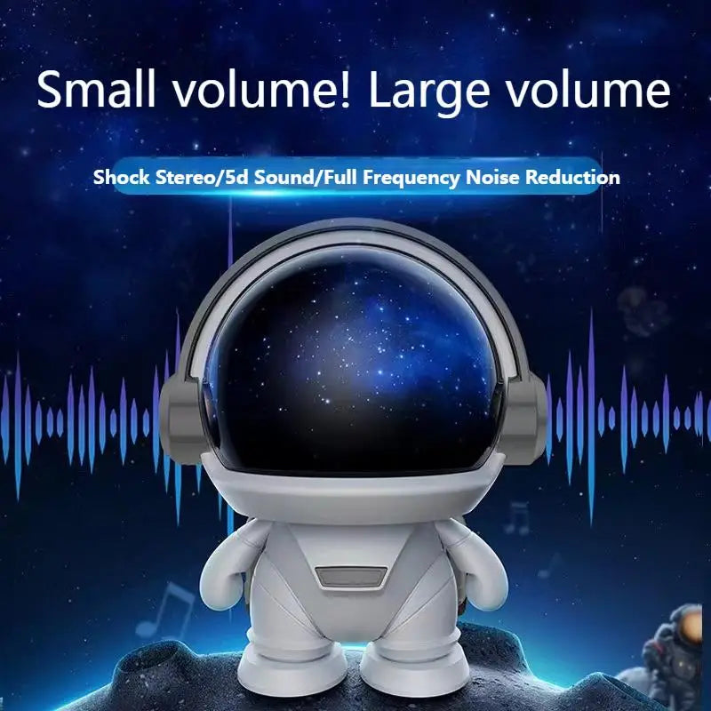 Home decorative Gifts LED Mini Smart Astronaut Bluetooth Speaker