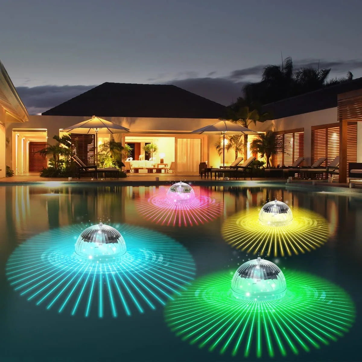 Waterproof Swimming Pool Led Solar Floating Lamp